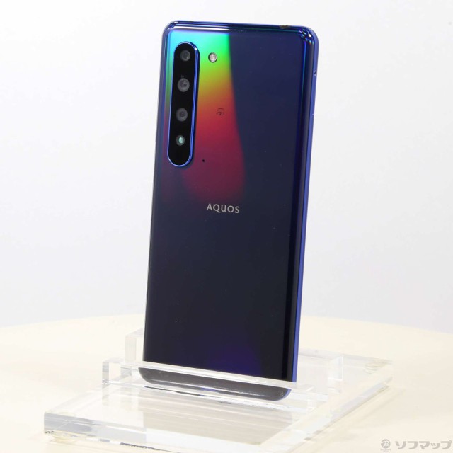 セール開催中！】 ()SoftBank AQUOS R5G 256GB アースブルー 908SH