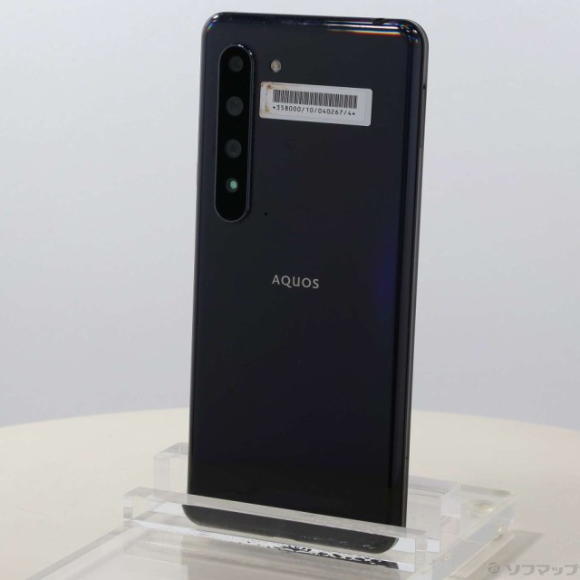 更に値下げ ()SHARP AQUOS R5G 256GB ブラックレイ 908SH SoftBank