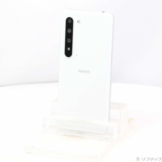 SHARP AQUOS R5G 256GB オーロラホワイト 908SH SoftBankロック解除SIM