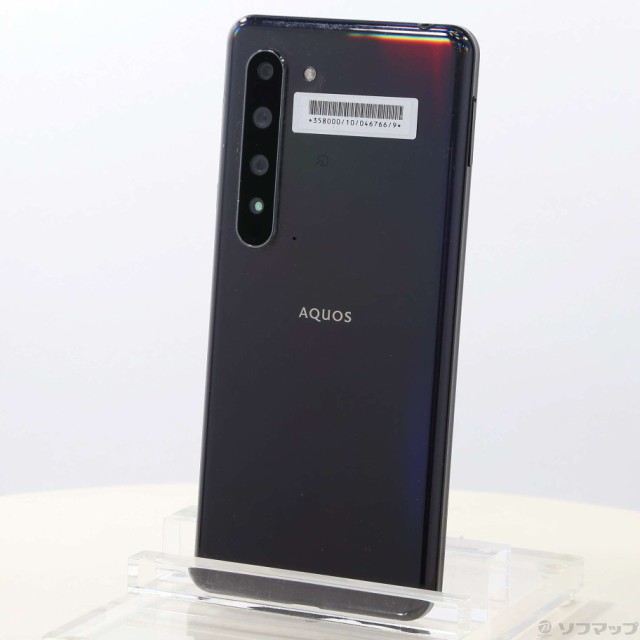 フラワーオブライフ 【超美品】AQUOS R5G ブラックレイ 256GB SIM