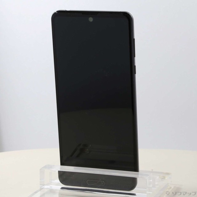 中古)SHARP AQUOS R5G 256GB ブラックレイ 908SH SoftBankロック解除