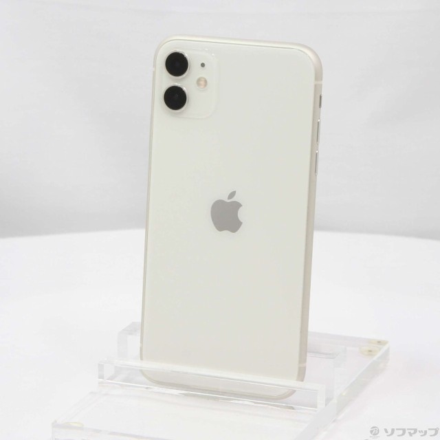 中古)Apple iPhone11 64GB ホワイト MWLU2J/A SoftBank (ネットワーク