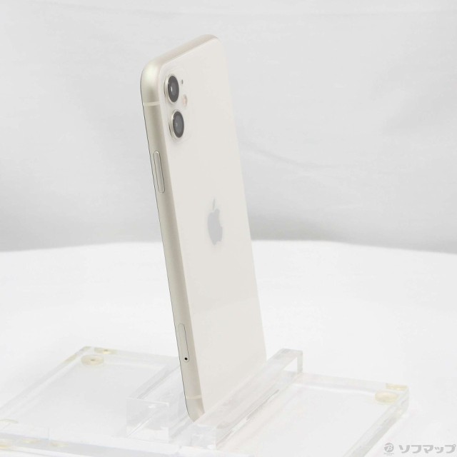 中古)Apple iPhone11 64GB ホワイト MWLU2J/A SoftBank (ネットワーク