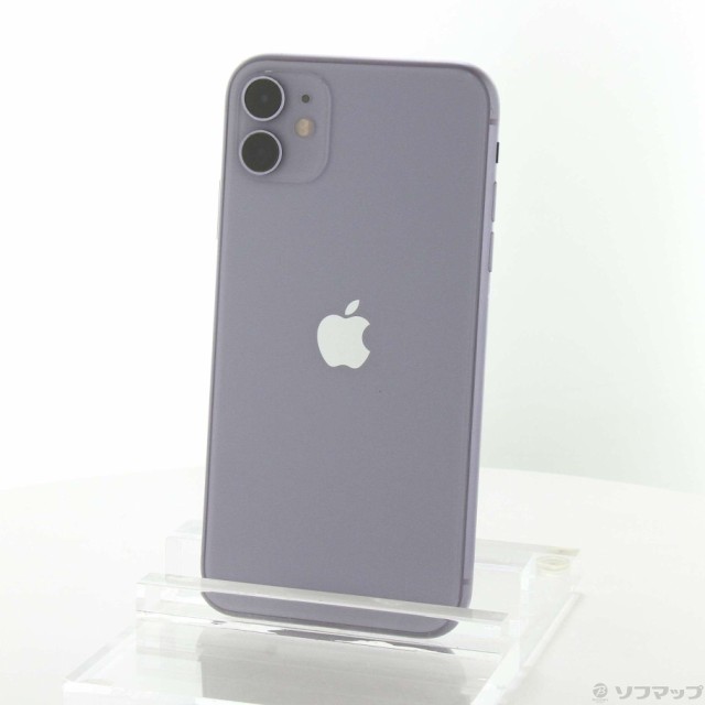 Apple iPhone11 128GB パープル MWM52J/A SIMフリー(384-ud) 現品限り