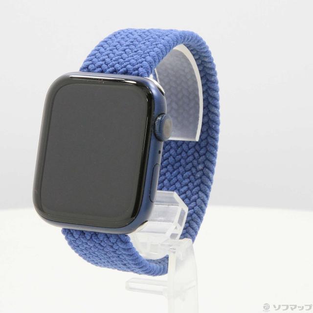 中古)Apple Apple Watch Series 6 GPS 44mm ブルーアルミニウム 中古)Apple Apple Watch Series 6 GPS 44mm ブルーアルミニウム