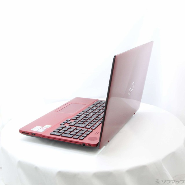 中古)FUJITSU 格安安心パソコン LIFEBOOK AH45/A3 FMVA45A3R ルビー