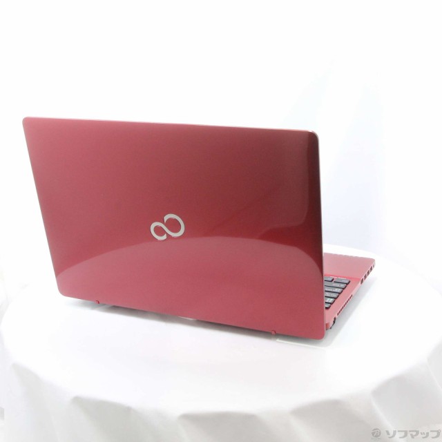 (中古)FUJITSU 格安安心パソコン LIFEBOOK AH45/A3 FMVA45A3R ルビーレッド (Windows  10)(348-ud)｜au PAY マーケット