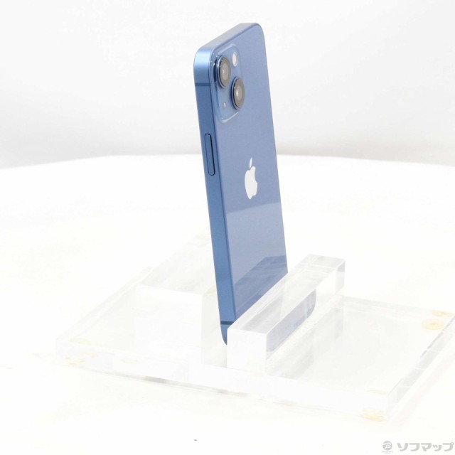 中古)Apple iPhone13 mini 128GB ブルー MLJH3J/A SIMフリー(258-ud)の