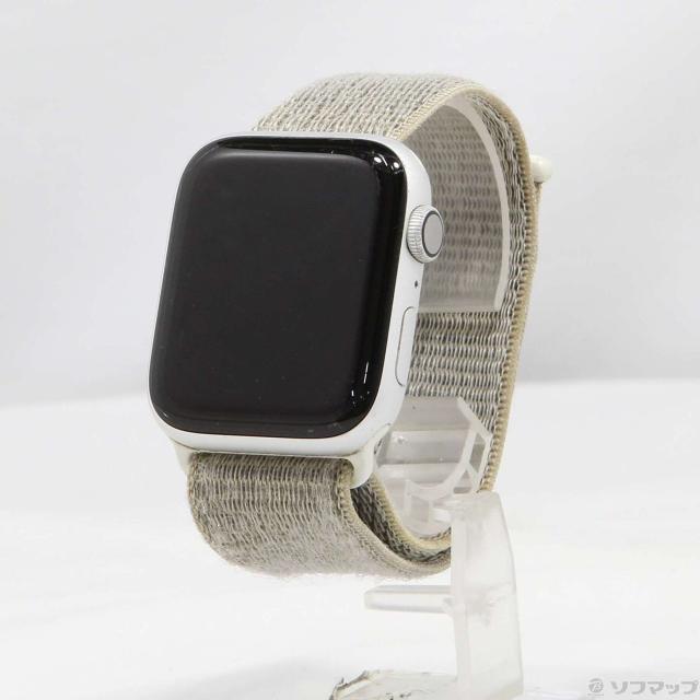 中古)Apple Apple Watch Series 4 GPS 44mm シルバーアルミニウム  