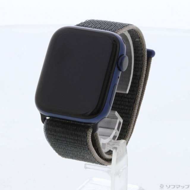 中古)Apple Apple Watch Series 6 GPS 44mm ブルーアルミニウムケース