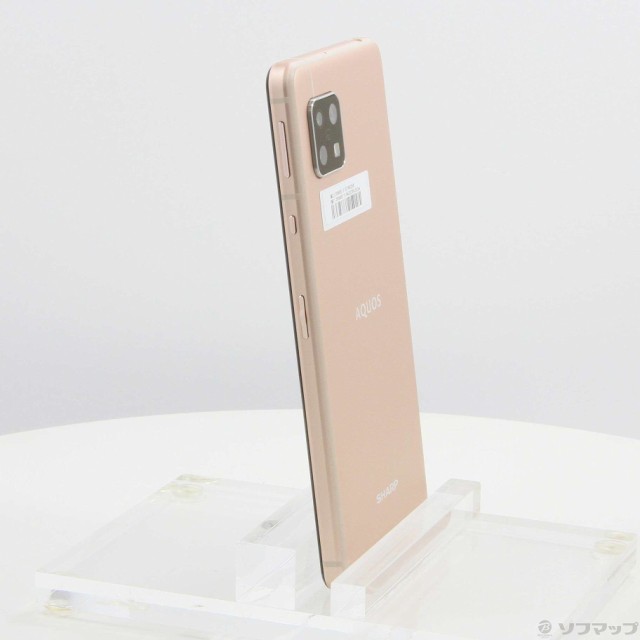 中古)SHARP AQUOS sense5G 楽天版 64GB ライトカッパー SH-M17