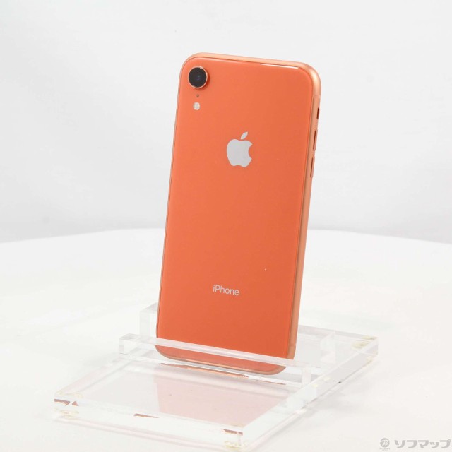 Apple iPhoneXR 128GB コーラル MT0T2J/A SIMフリー(384-ud)-