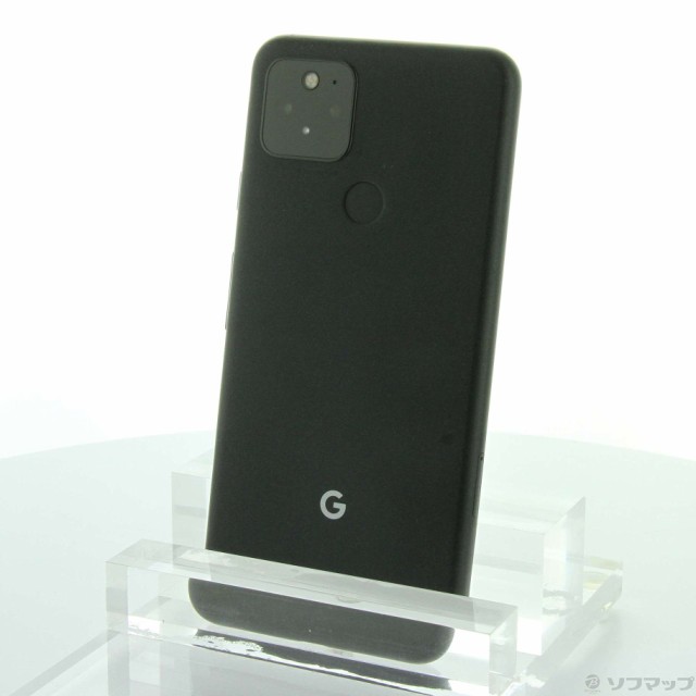 中古)GOOGLE Google Pixel 5 128GB ジャストブラック GA01316 auロック