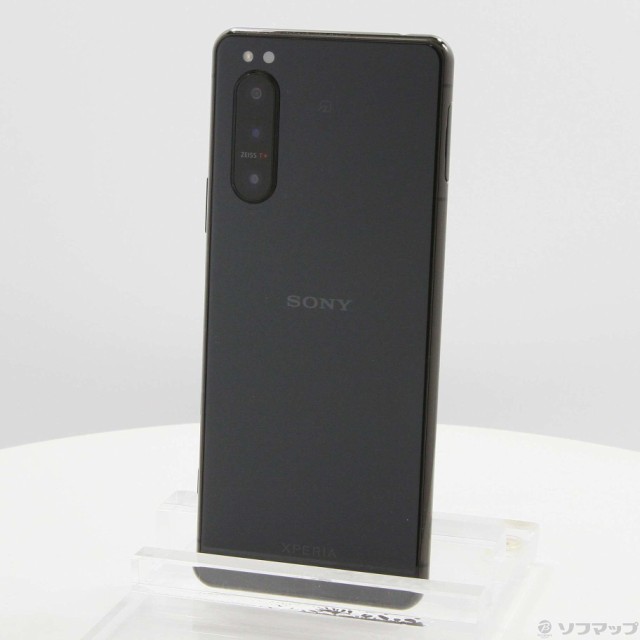 SONY Xperia 5 II 128GB ブラック SOG02 auロック解除SIMフリー(196-ud