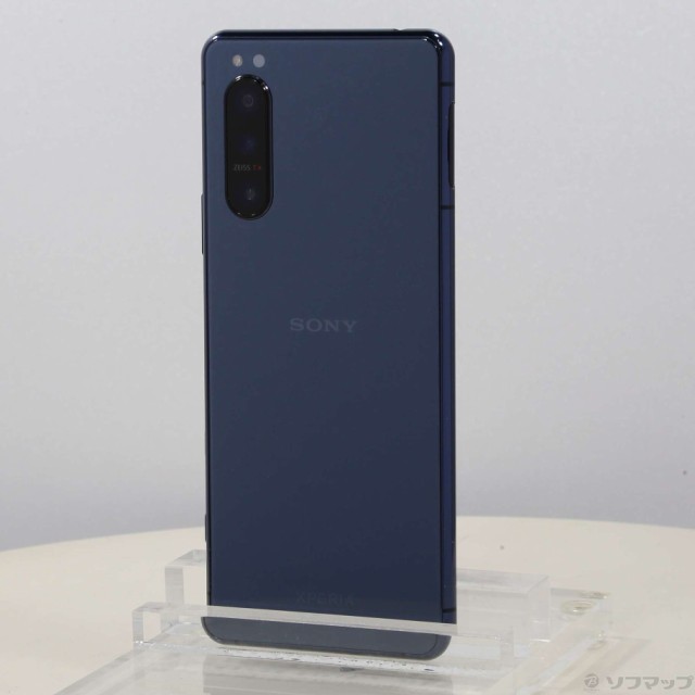 SONY Xperia 5 II 128GB ブルー SOG02 auロック解除SIMフリー(196-ud