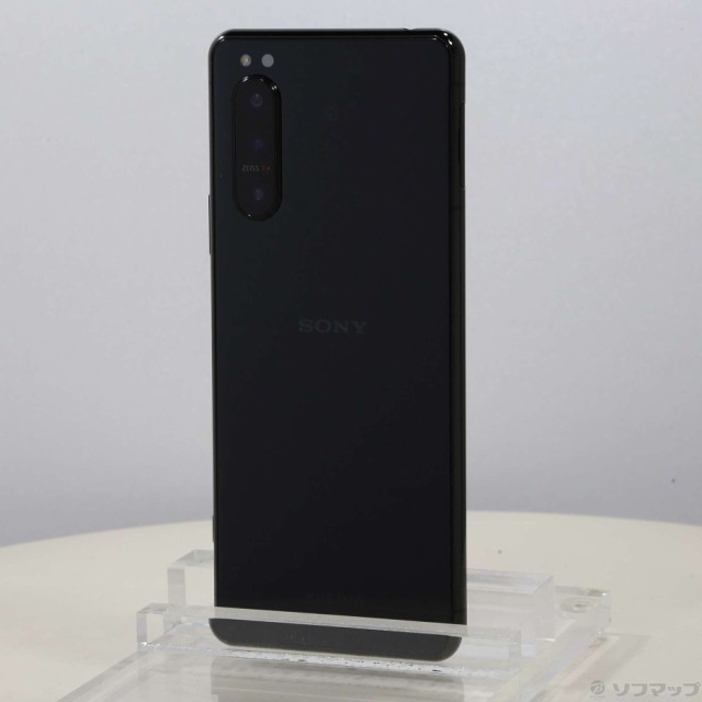 SONY Xperia 5 II 128GB ブラック SOG02 auロック解除SIMフリー(251-ud)-