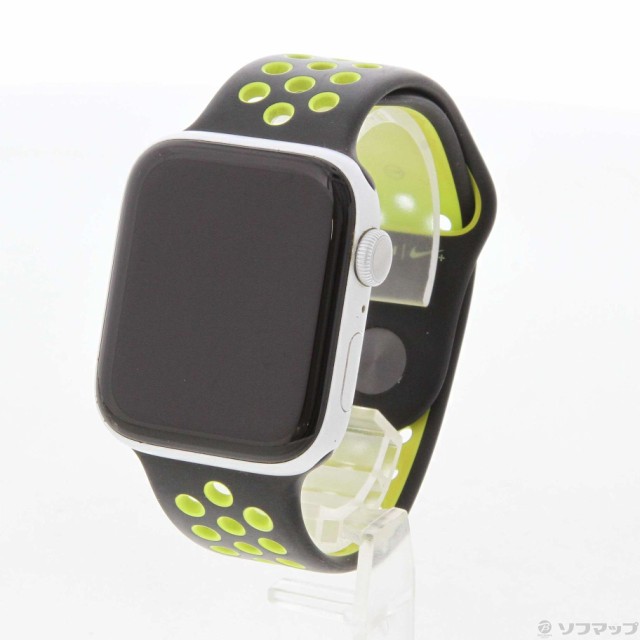 中古)Apple Apple Watch Series 5 Nike GPS 44mm シルバーアルミニウム