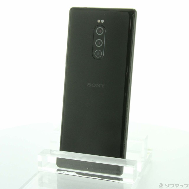 SONY Xperia 1 64GB ブラック SOV40 auロック解除SIMフリー(305-ud)-