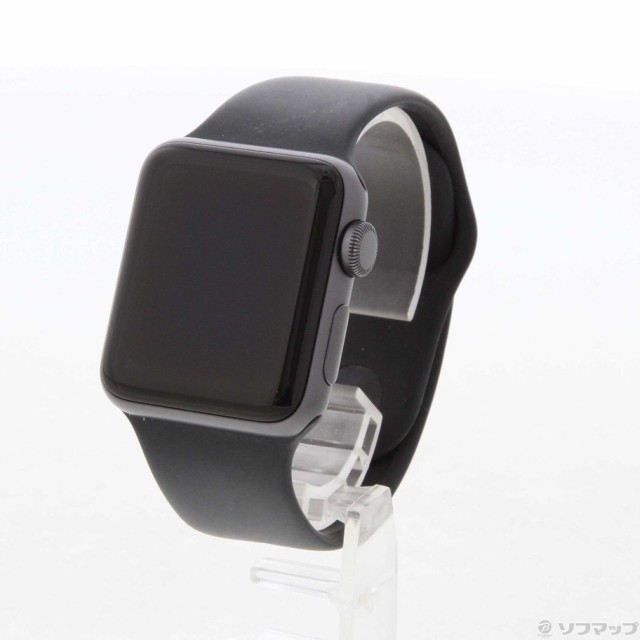 (中古)Apple Apple Watch Series 3 GPS 38mm スペースグレイアルミニウムケース  ブラックスポーツバンド(258-ud)｜au PAY マーケット