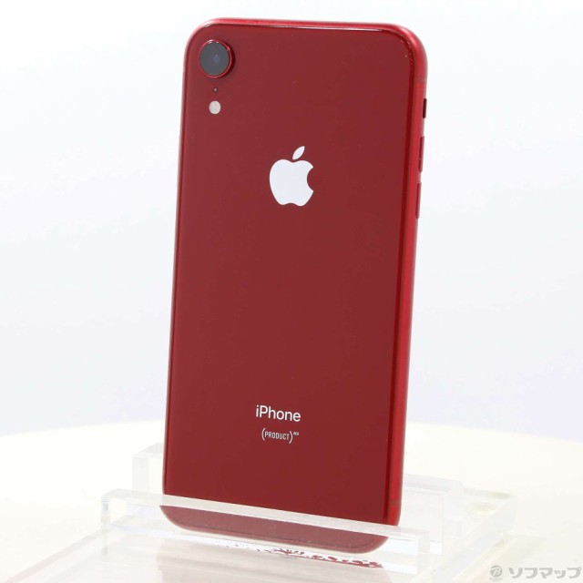 iPhoneXR 64GB au レッド simフリー  ジャンクスマートフォン本体