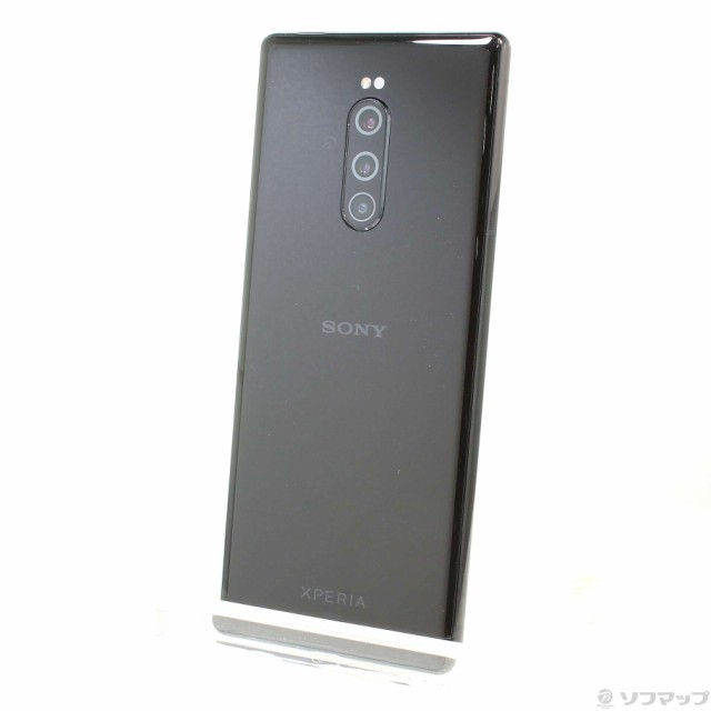 期間限定半額以下 ()SONY Xperia 1 64GB ブラック SOV40 auロック解除