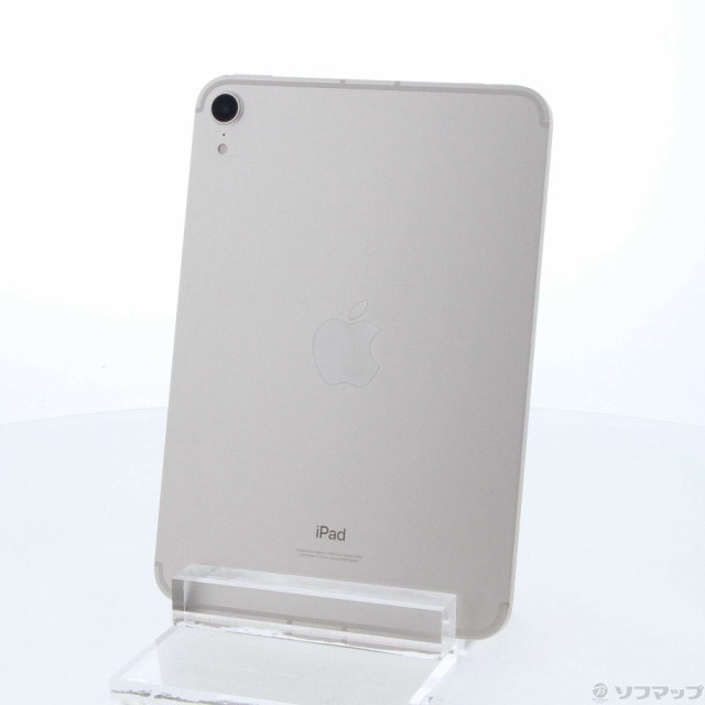 Apple iPad mini 第6世代 256GB スターライト MK8H3J/A SIMフリー(384-ud) 人気カラーの Apple  8.3インチ Wi Fi+Cellular GB 年秋