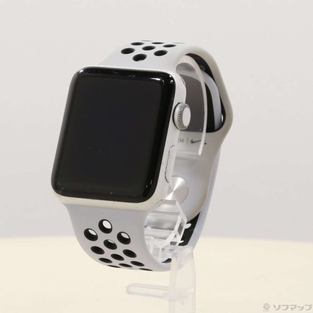 中古)Apple Apple Watch Series 3 Nike+ GPS 42mm シルバー