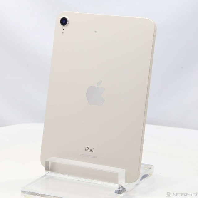 中古)Apple (展示品) iPad mini 第6世代 64GB スターライト MK7P3J/A Wi-Fi(196-ud)の通販はau PAY  マーケット ソフマップ au PAY マーケット－通販サイト
