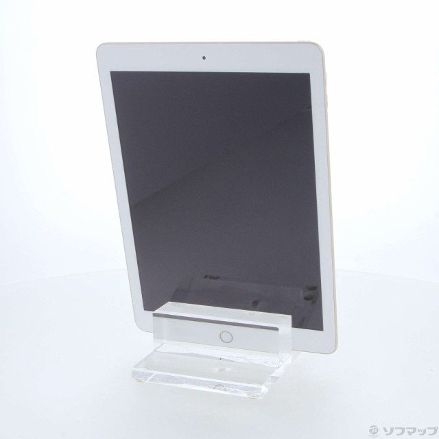 中古)Apple iPad 第5世代 128GB ゴールド MPGW2J/A Wi-Fi(371-ud)の