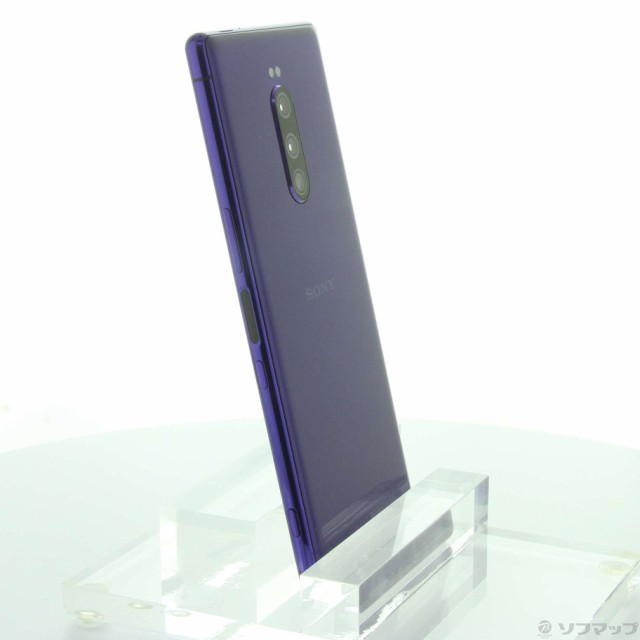 中古)SONY Xperia 1 64GB パープル SOV40 auロック解除SIMフリー(198