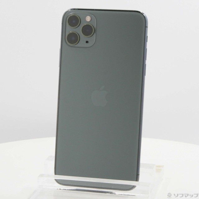 直売値下 ()Apple iPhone11 Pro Max 256GB ミッドナイトグリーン