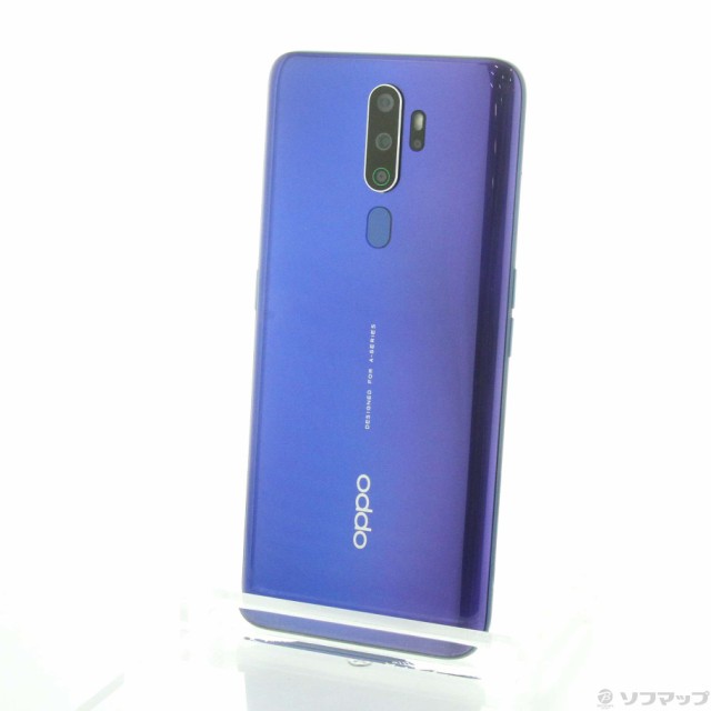 良品 OPPO A5 2020 ブルー SIMフリー スマートフォン本体