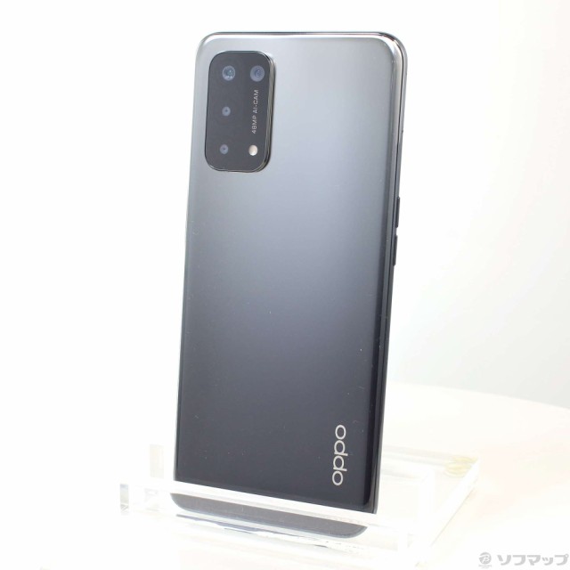 中古)OPPO OPPO A54 5G 64GB シルバーブラック OPG02 auロック解除SIM