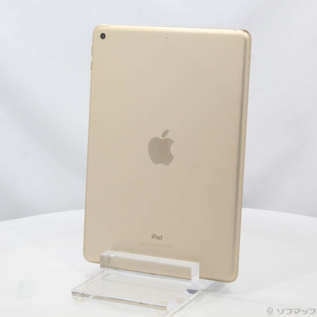 中古)Apple iPad 第5世代 128GB ゴールド MPGW2J/A Wi-Fi(196-ud)の