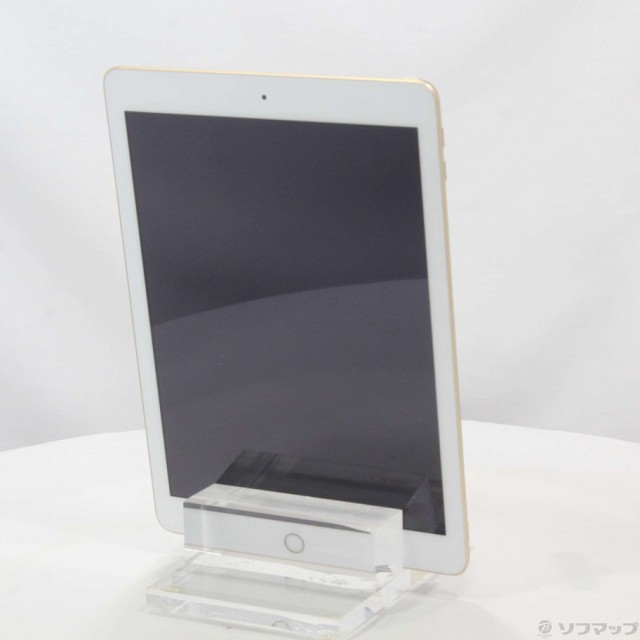 中古)Apple iPad 第5世代 128GB ゴールド MPGW2J/A Wi-Fi(196-ud)の