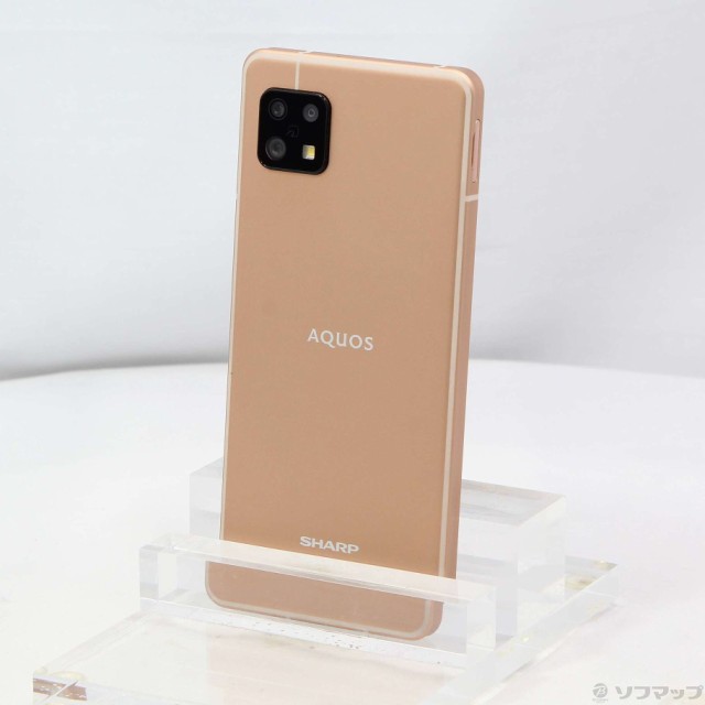 100％正規品 ()SHARP AQUOS sense6 版 64GB ライトカッパー SH-RM19