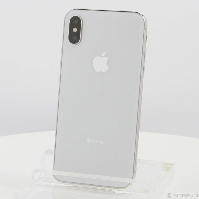 Apple iPhoneX 64GB シルバー NQAY2J/A SIMフリー(258-ud) 免税送料