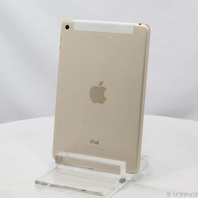 Apple iPad mini 4 64GB ゴールド MK752J/A SIMフリー(258-ud) 特選品