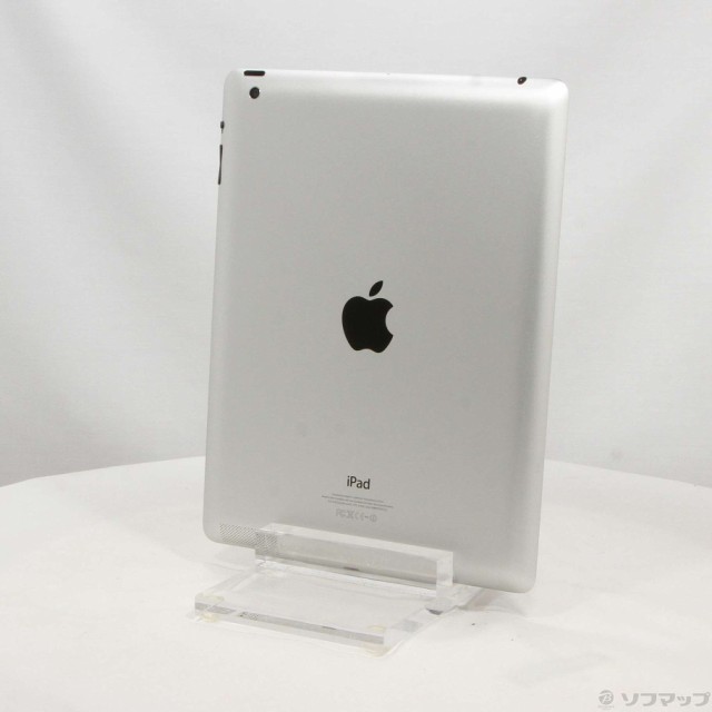 中古)Apple iPad 第4世代 128GB ホワイト ME393J/A Wi-Fi(258-ud)の