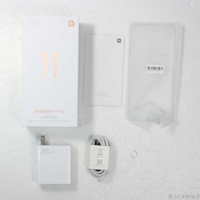 中古)Xiaomi Xiaomi 11T Pro 128GB ムーンライトホワイト 2107113SR