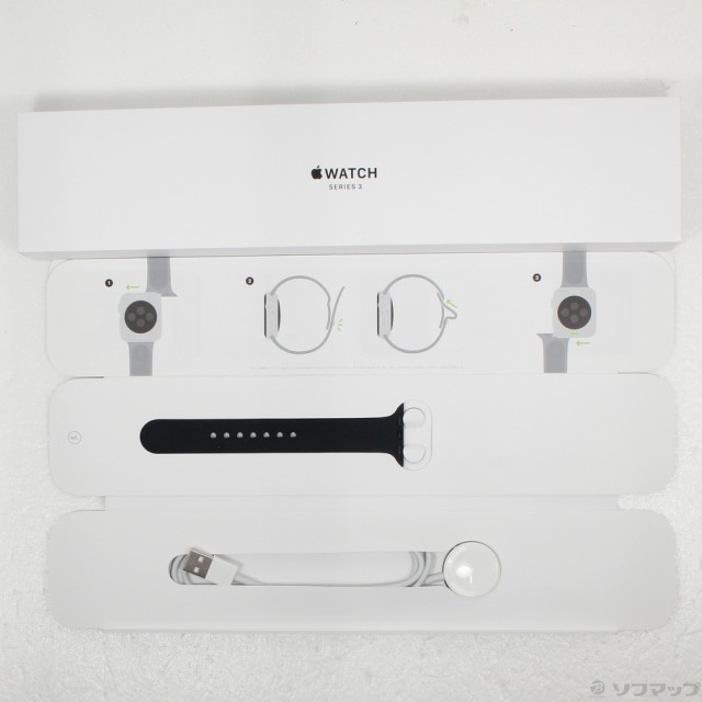 中古)Apple Apple Watch Series 3 GPS 38mm スペースグレイ