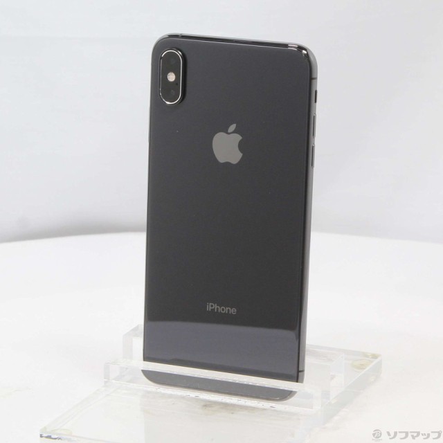 中古)Apple iPhoneXS Max 256GB スペースグレイ MT6U2J/A SIMフリー ...