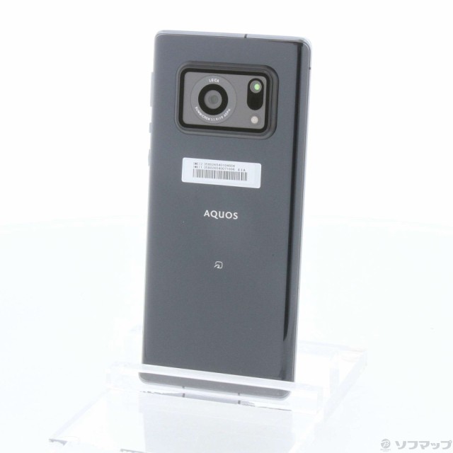 中古)SHARP AQUOS R6 128GB ブラック SH-M22 SIMフリー(262-ud)の通販