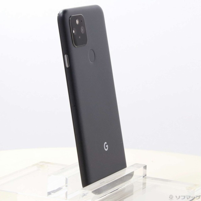 中古)GOOGLE Google Pixel 5 128GB ジャストブラック GA01316 auロック