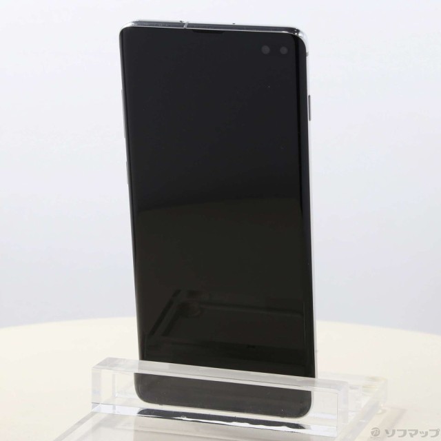 中古)SAMSUNG GALAXY S10+ 128GB プリズムホワイト SCV42 auロック解除