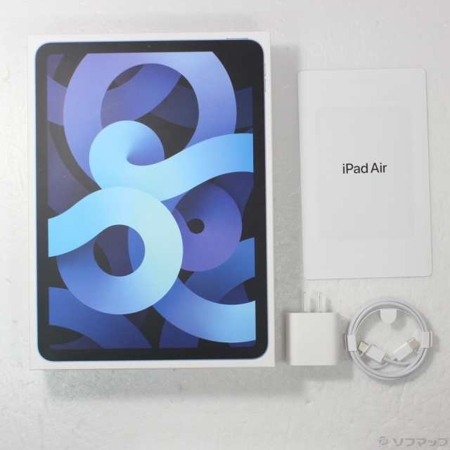 Apple iPad Air 第4世代 64GB スカイブルー MYFQ2J/A Wi-Fi(381-ud) 日替わり
