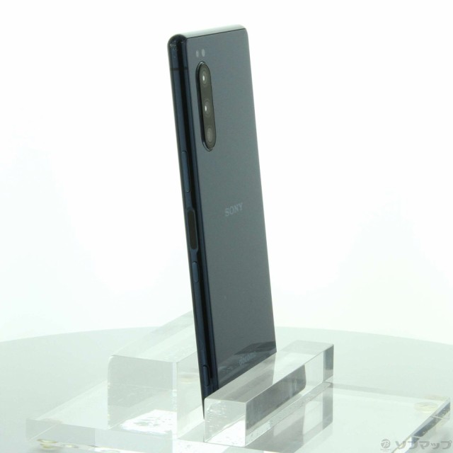 中古)SONY Xperia 5 64GB ブルー SO-01M docomoロック解除SIMフリー ...