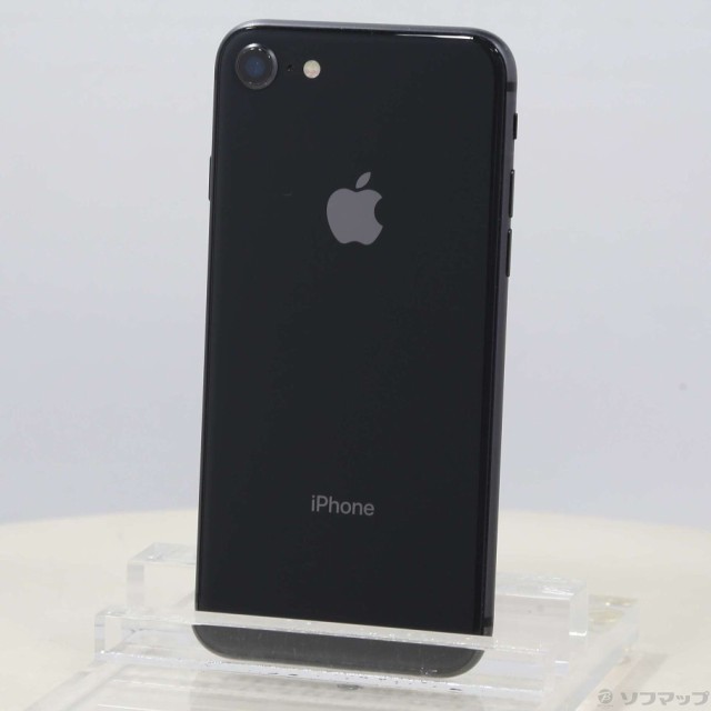 iPhone8  simフリー　space grayスマートフォン/携帯電話
