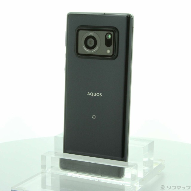 中古)SHARP AQUOS R6 128GB ブラック SH-M22 SIMフリー(262-ud)の通販