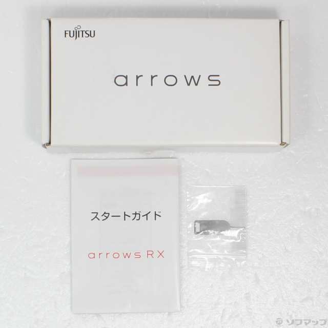 中古)FUJITSU arrows RX 楽天版 32GB ゴールド ZKJU1901GD SIMフリー